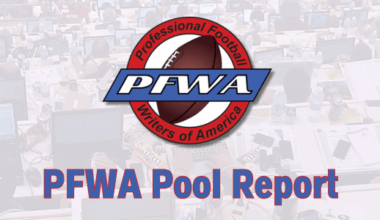 PFWA Pool Report: Houston at Indianapolis – Week 13 – Nov. 29, 2025