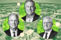 Mayor John Muns, City Manager Mark Israelson and Ericsson's Börje Ekholm