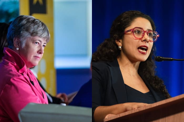 Lina Hidalgo denounces former Mayor Annise Parker’s bid for Harris County Judge