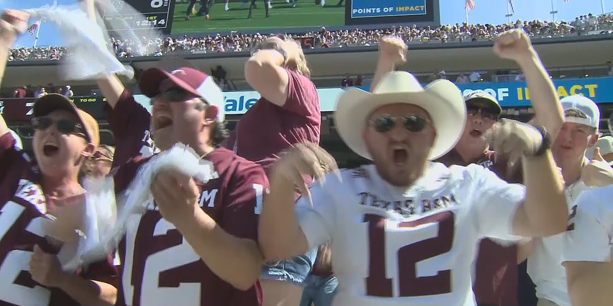 Texas A&M playoff game expected to deliver major economic boost to College Station