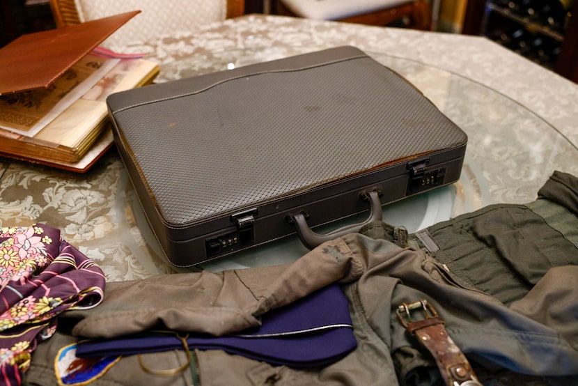 The lone suitcase Jennifer Nguyen brought with her and her four children when they fled...