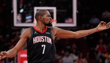 Houston Rockets' Kevin Durant eighth ever to reach 31,000 points