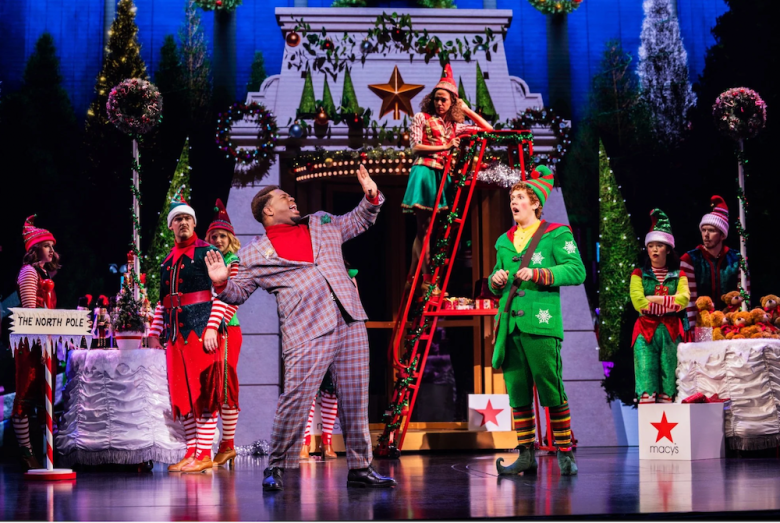 Elf: The Musical is a touring Broadway adaptation of the classic holiday film.