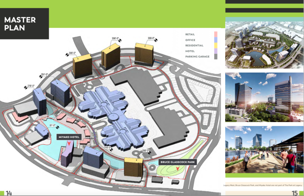 The Park at Legacy master plan