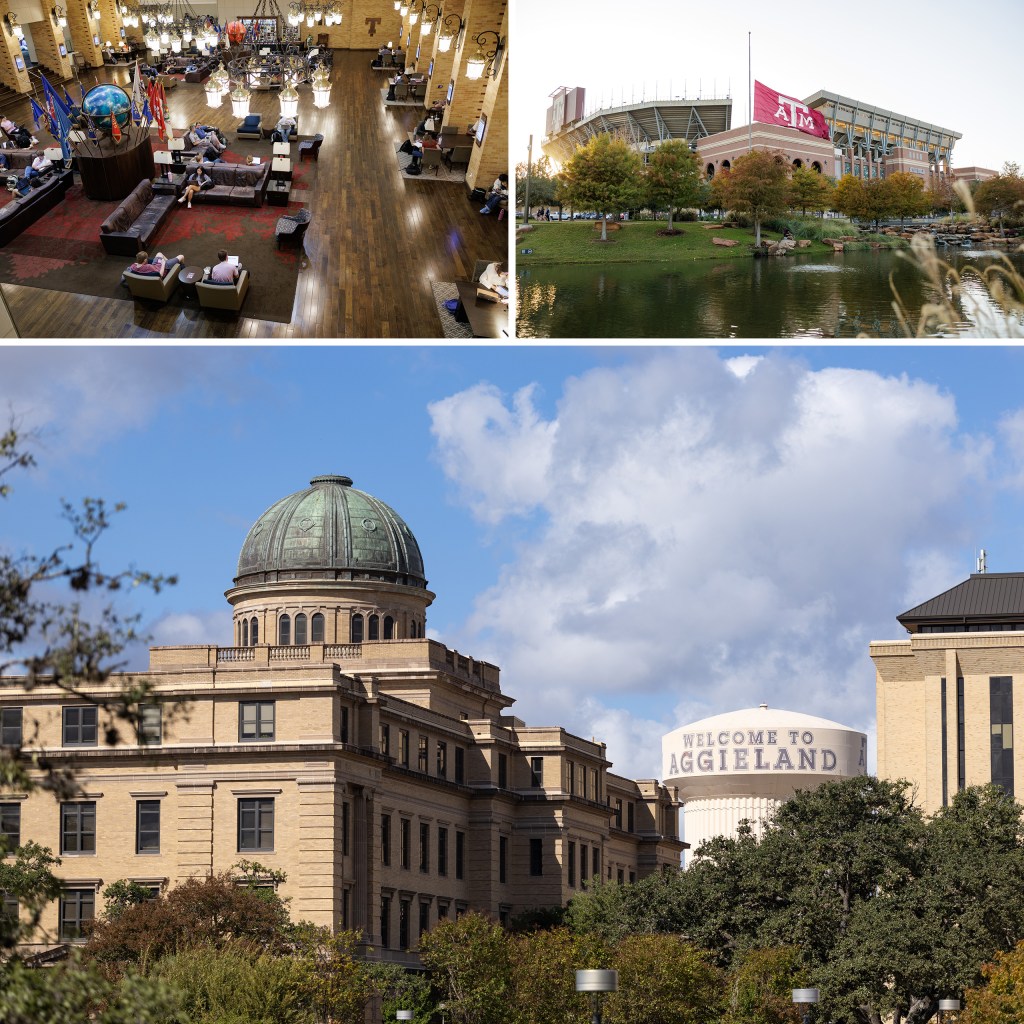 The flagship Texas A&M University campus in College Station in November. Cassie Stricker for The Texas Tribune