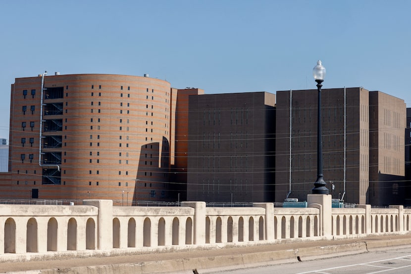 The Lew Sterrett Justice Center pictured, Friday, Oct. 17, 2025, in Dallas.