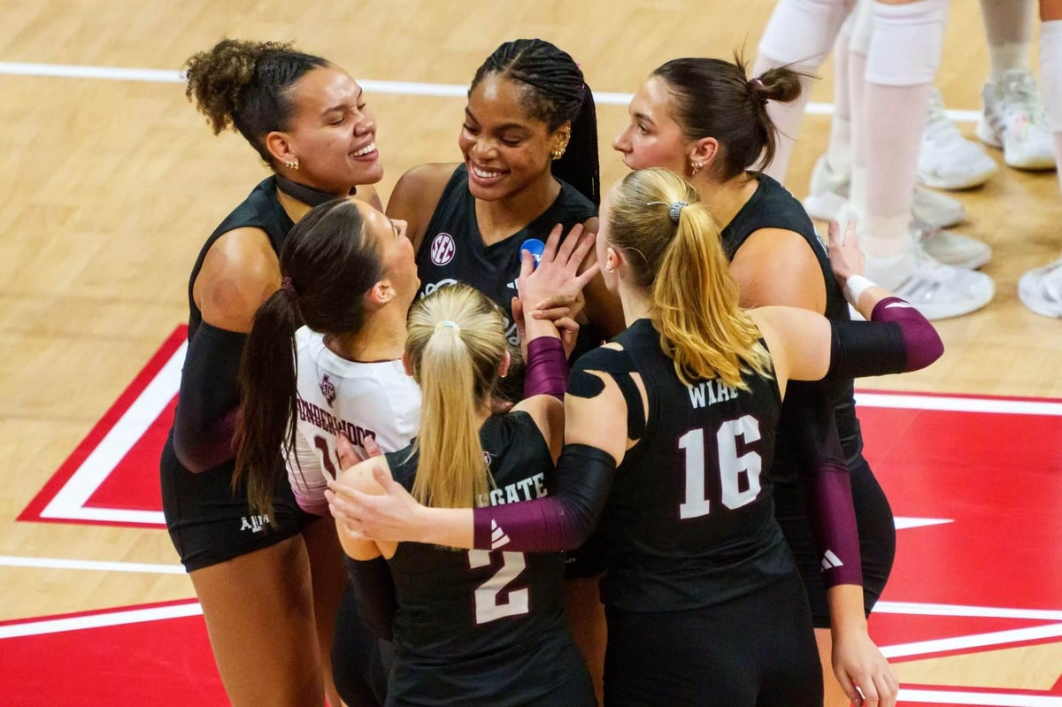Texas A&M stuns Nebraska, advances to NCAA volleyball Final Four