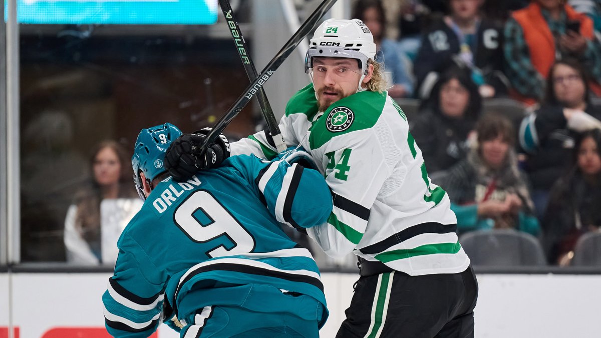 Stars win against Sharks with Johnston’s lead – NBC 5 Dallas-Fort Worth