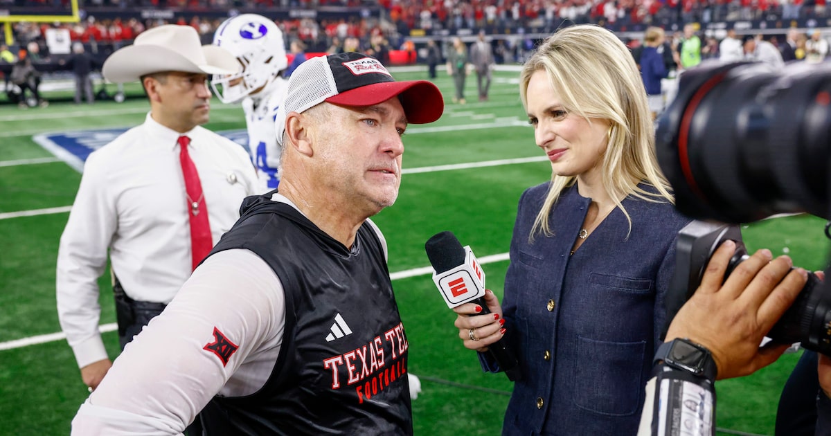 Texas Tech head coach Joey McGuire pitches his solutions for college football’s calendar
