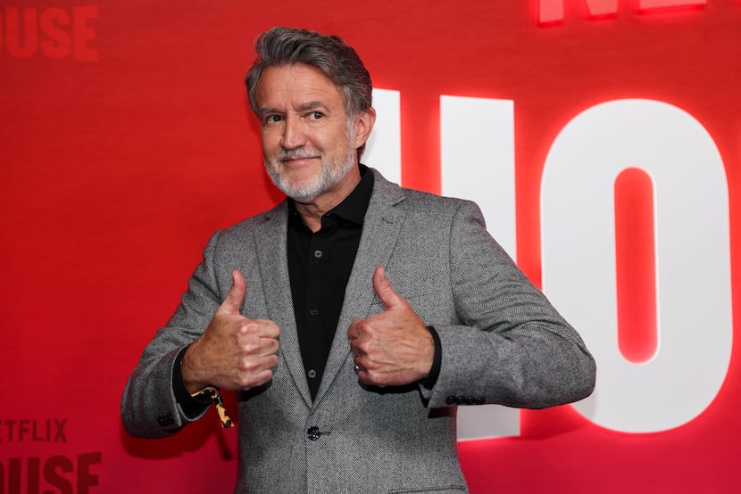 Joe Chrest, who plays Ted Wheeler on "Stranger Things," poses during red carpet opening of...