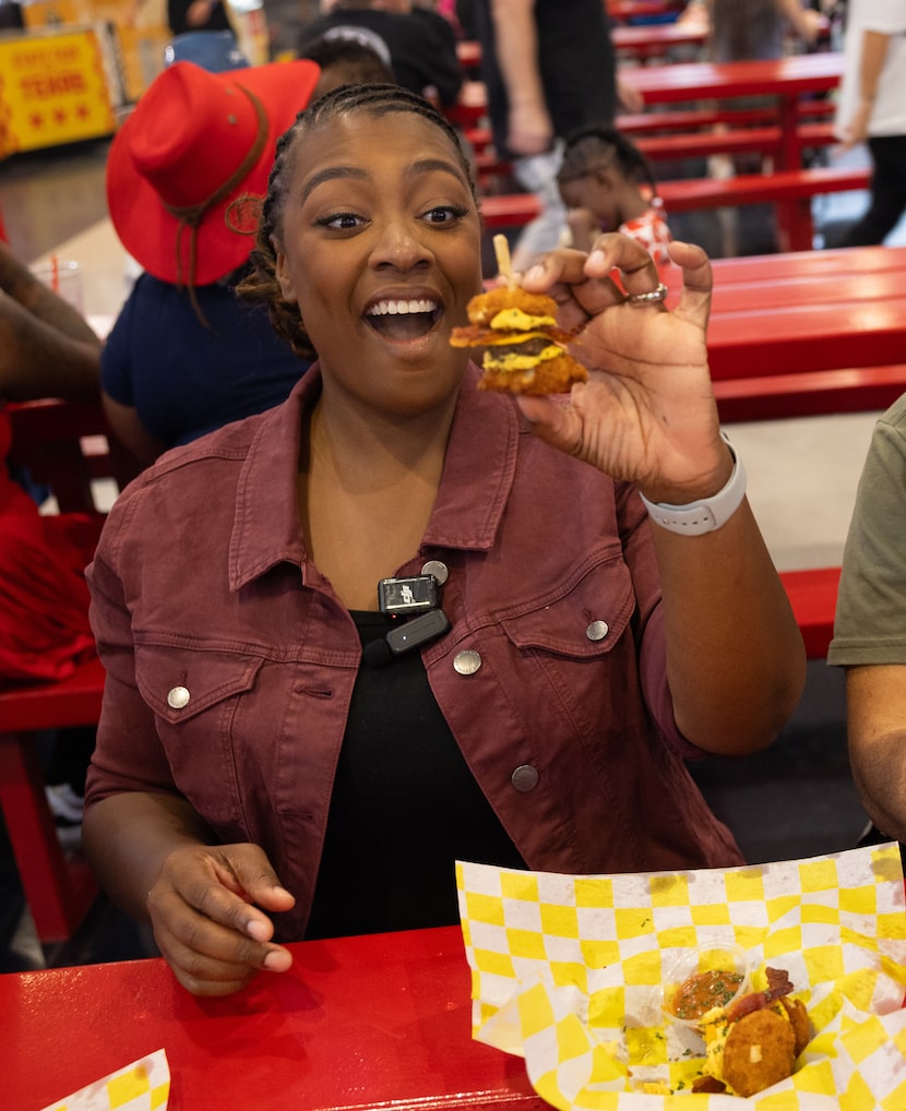 Chef Tiffany Derry, pictured here at a State Fair of Texas tasting, is opening a new...
