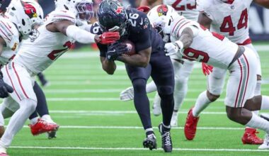 Texans leaning on Nick Chubb, Jawhar Jordan with Woody Marks out vs. Raiders, per sources