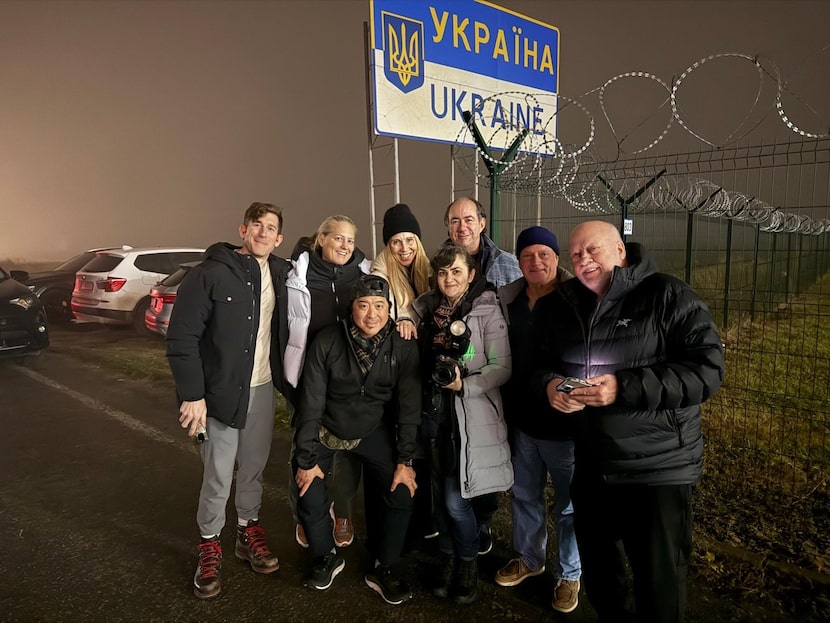 Nancy Hairston, president and CEO of Dallas-based MedCAD, top row second from the left, and...
