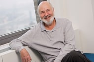 FILE - Writer-director Rob Reiner poses for a portrait, May 2, 2016, in New York. (Photo by...