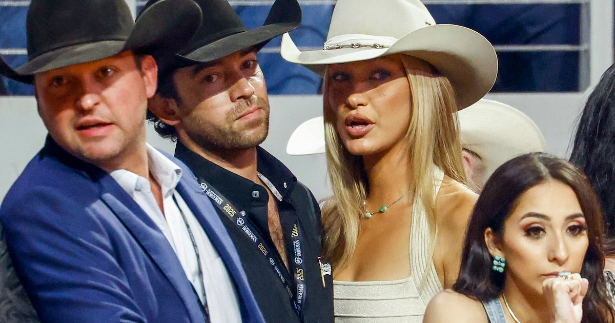 Supermodel Bella Hadid appears at Knox-Henderson perfume pop-up