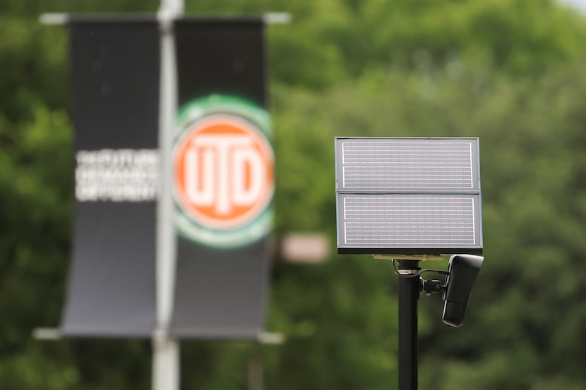 Stationary cameras used by law enforcement installed in UT Dallas on Thursday, June 12, 2025...