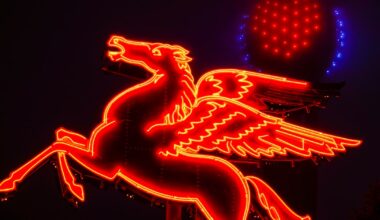 The tale of Dallas’ flying red horse, and how an oil company’s logo became a city symbol