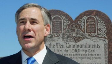 Texas mandated displaying the Ten Commandments in classrooms. What legal battles ensued?