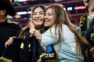Sisters Norma Contreras 40, of Irving, and Yesenia Contreras, 38, of Mexico, reunite...