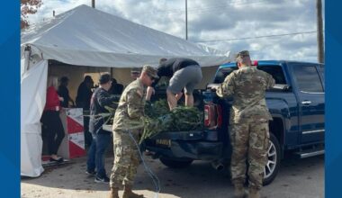 Twin Peaks honors military families with 150 free Christmas trees in annual holiday giveaway