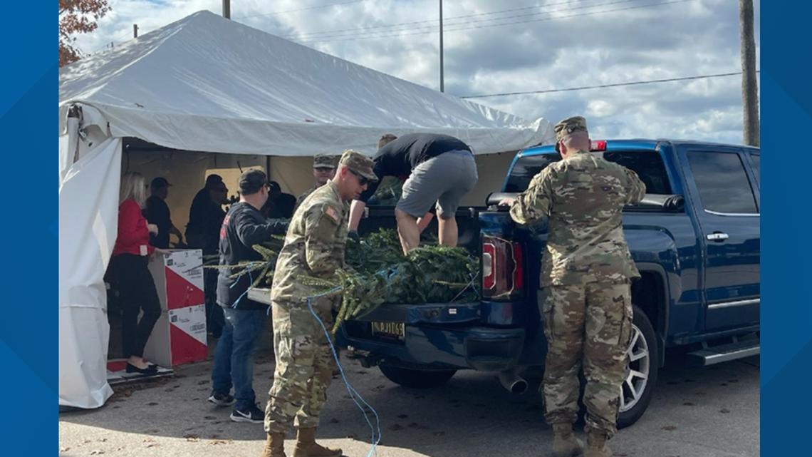 Twin Peaks honors military families with 150 free Christmas trees in annual holiday giveaway