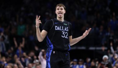 Cooper Flagg stats, highlights against Denver Nuggets, San Antonio Spurs new celebration