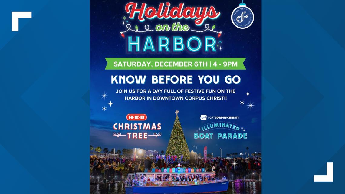 H-E-B Christmas Tree Lighting and boat parade set to brighten Downtown Corpus Christi on Saturday