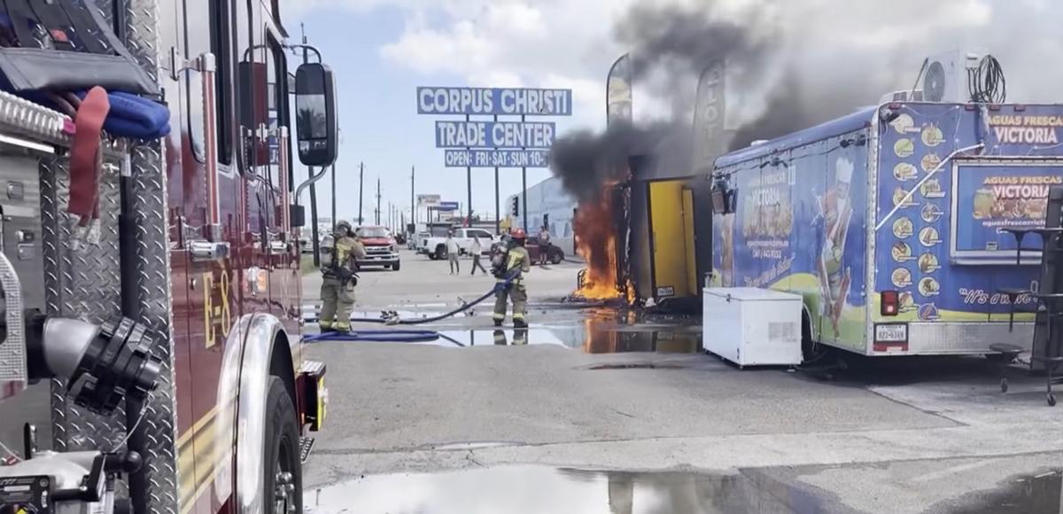 Food Truck Fire at Trade Center Is Circulating Again