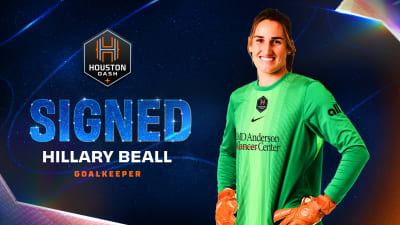 Houston Dash Sign Goalkeeper Hillary Beall