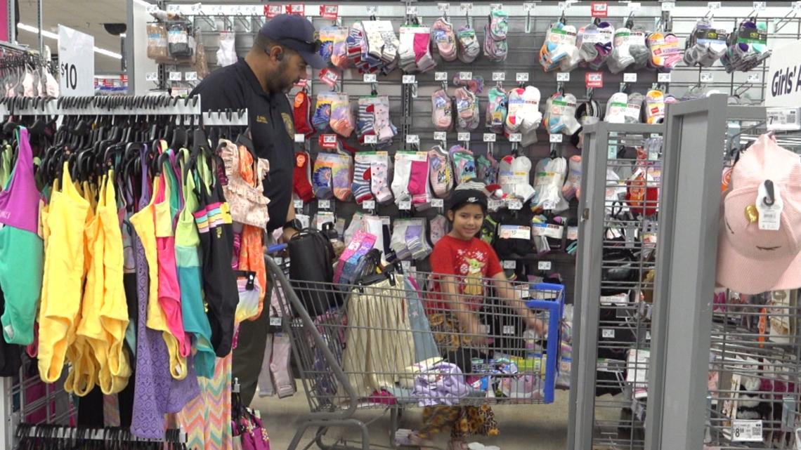 Multiple law enforcement agencies join for 'Shopping with a Cop' in Corpus Christi