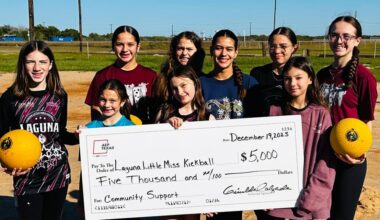 AEP donates $5,000 to Laguna Little Miss Kickball League