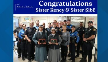 CCPD honors Sisters at Mother Teresa Shelter for years of service to Corpus Christi’s homeless population
