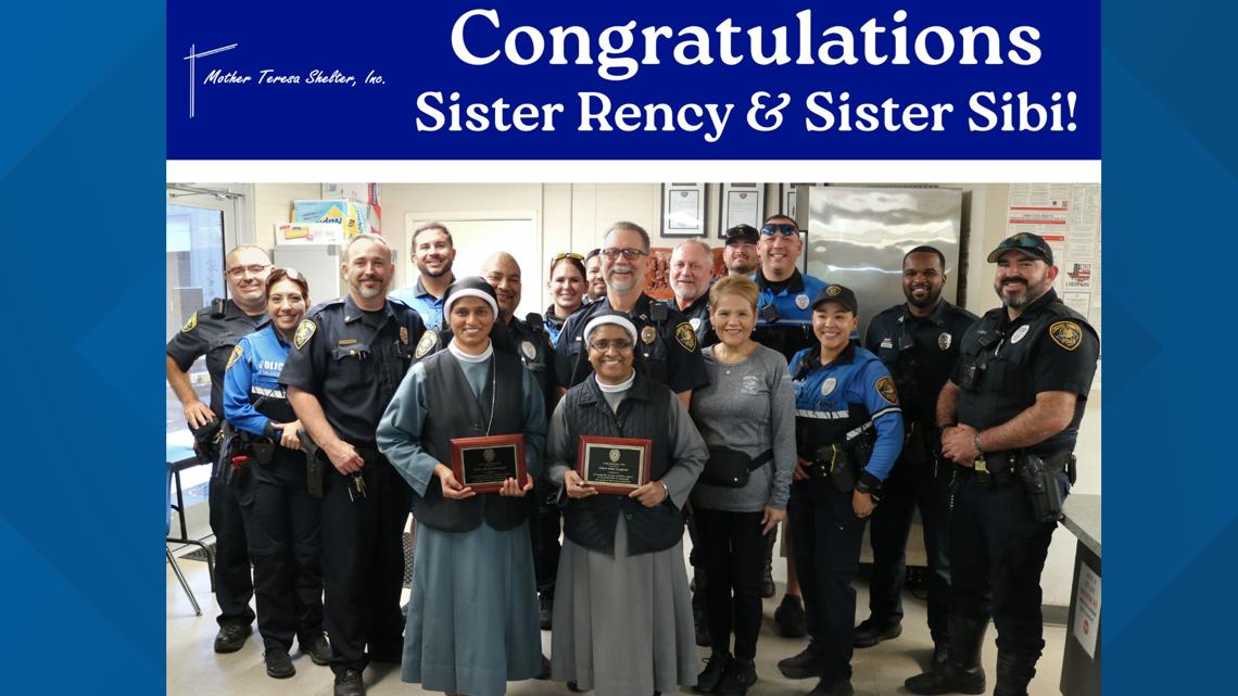 CCPD honors Sisters at Mother Teresa Shelter for years of service to Corpus Christi’s homeless population