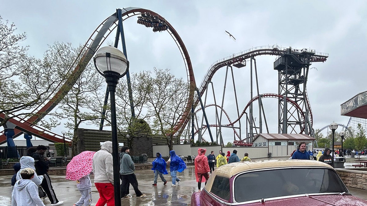 Cedar Point's Siren's Curse roller coaster in Ohio