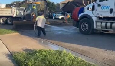 CCW crews fix water main break on Lake Superior Dr.