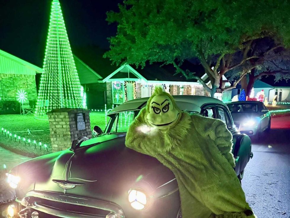 Diamond Loch Grinch lights