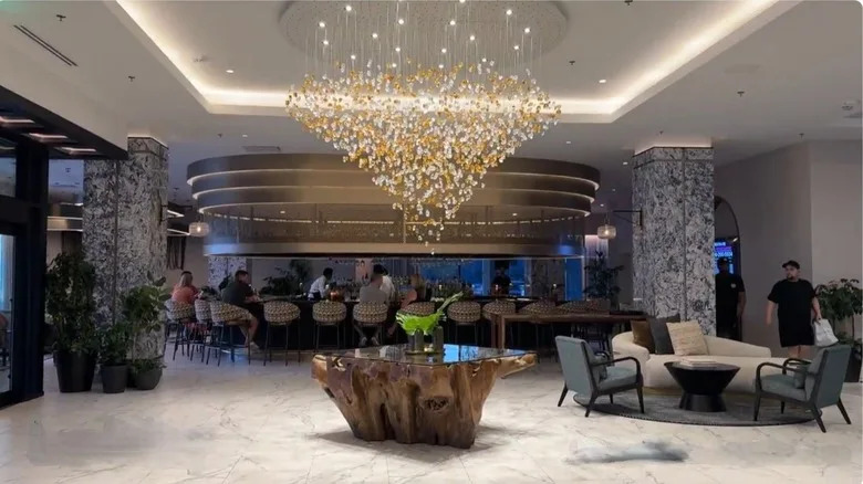 The lobby at the InterContinental San Antonio Riverwalk