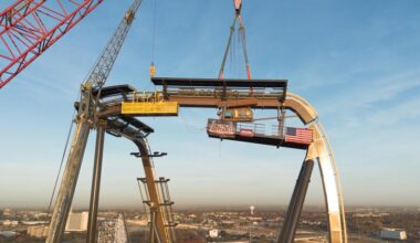 At 309 feet, Tormenta Rampaging Run hits its peak at Six Flags Over Texas