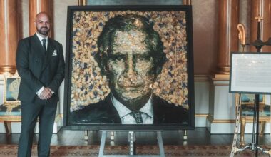 How a Dallas Artist Turned Flowers into a Portrait for King Charles III