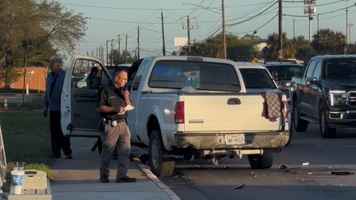 Driver arrested after stolen truck crashes near Boot Barn, police say