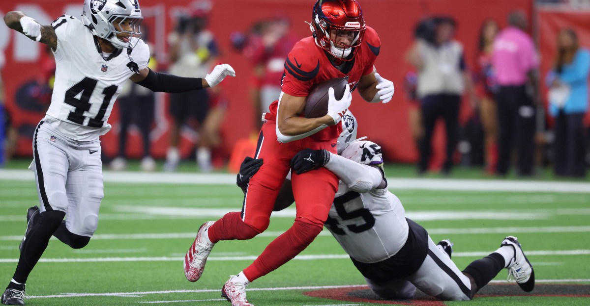 Houston Texans statistics: Jayden Higgins, Jaylin Noel vs. Raiders