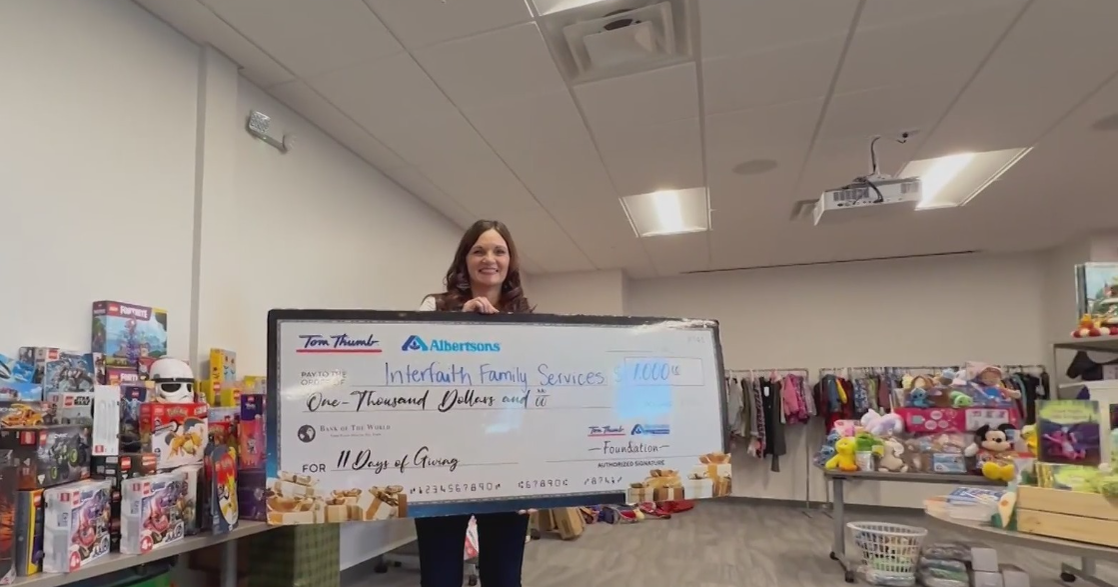 Dallas nonprofit helping families facing homelessness selected for 11 Days of Giving