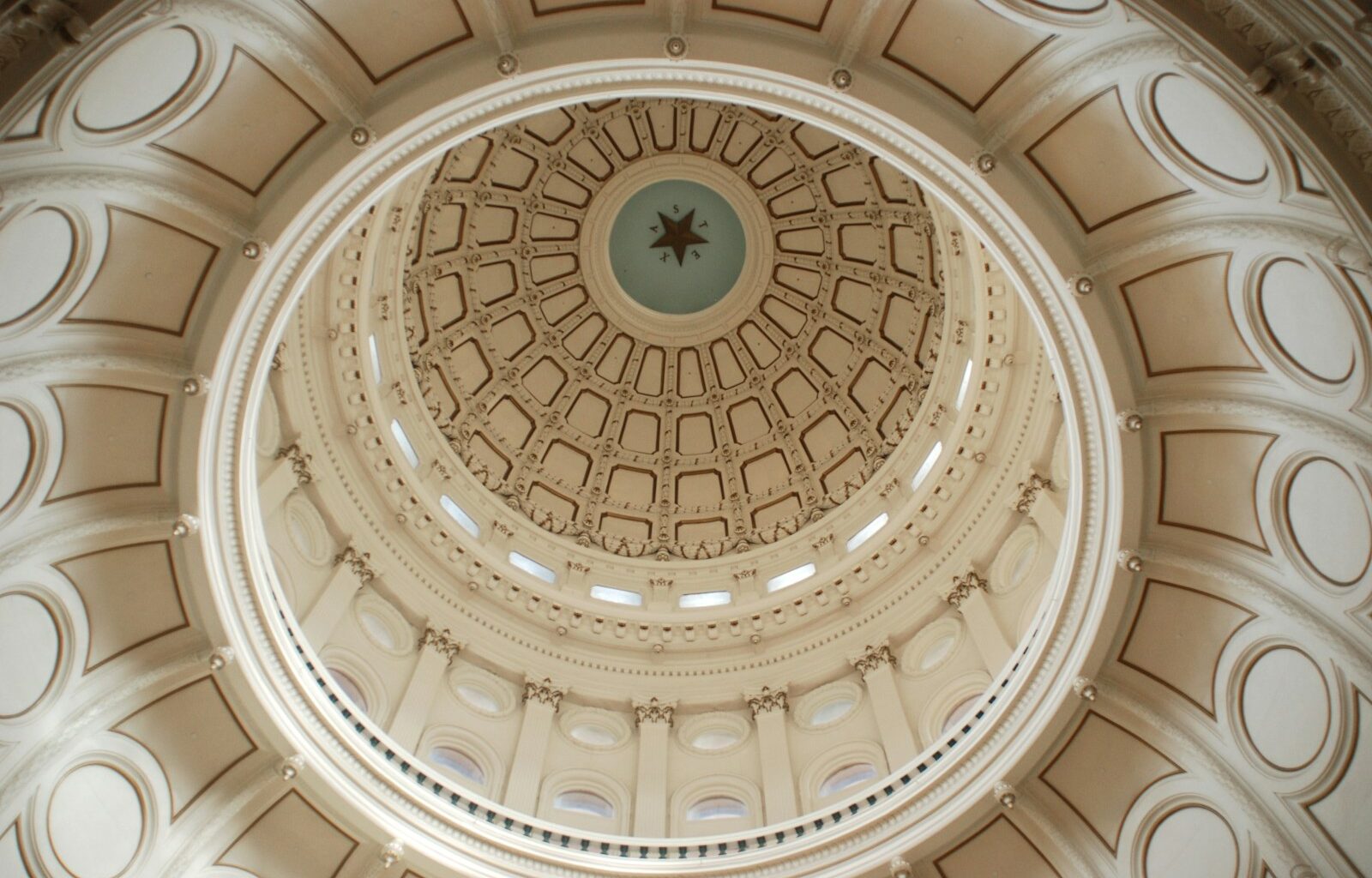 brown and white dome ceiling