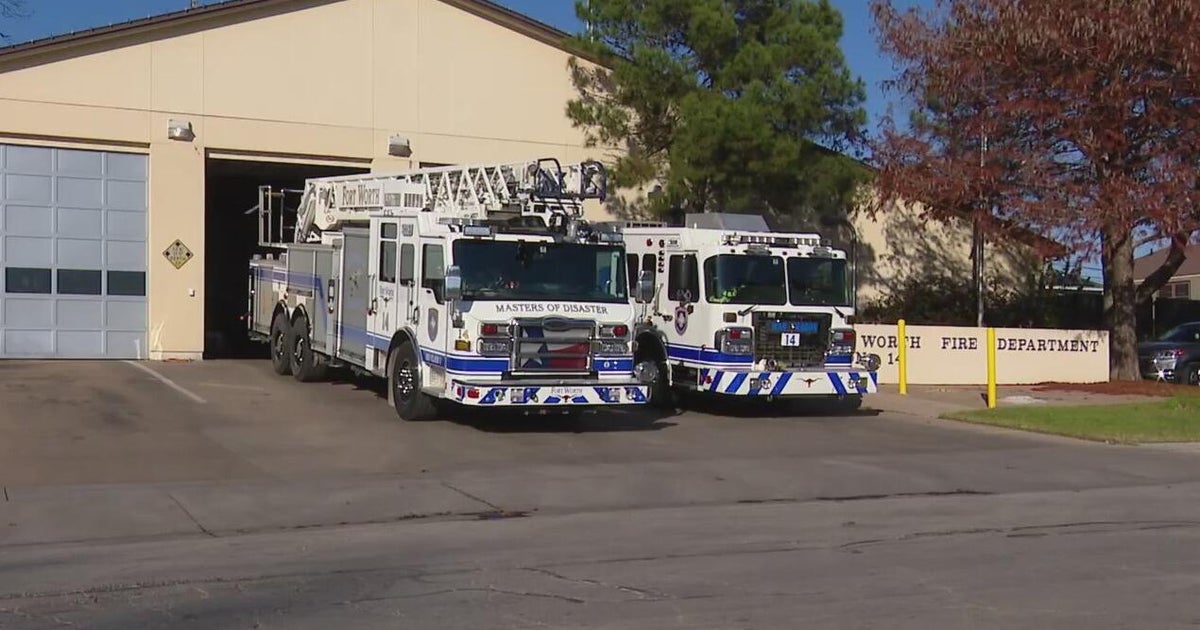Firefighters and their families celebrate Christmas together at Fort Worth fire station