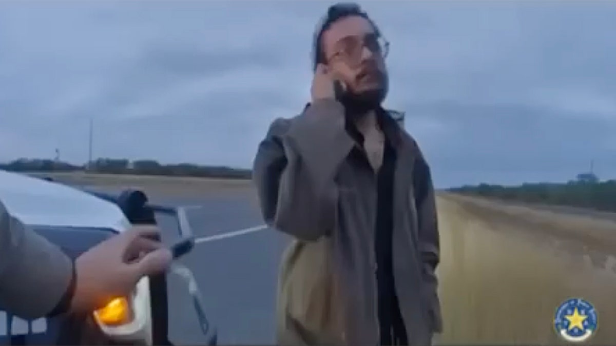 John David Amaya being arrested in Texas for allegedly smuggling 23 migrants