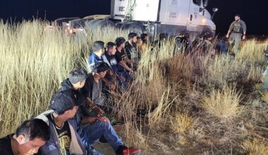 Texas man arrested after 23 migrants found hidden in truck during stop: police