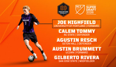 Houston Dynamo FC selects five players in the 2026 MLS SuperDraft, signs two Dynamo Academy products