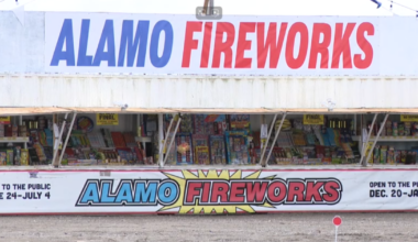 Firework stands are open for business as New Year's Eve approaches