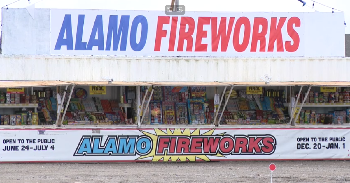 Firework stands are open for business as New Year's Eve approaches