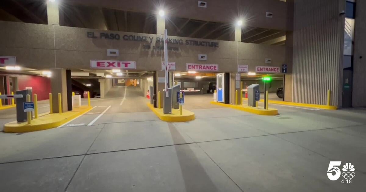 Motorcycle lanes added in two Downtown Colorado Springs parking garages